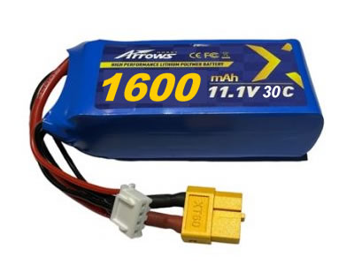 3S 11.1V 1600 mAh 30C Lipo Battery