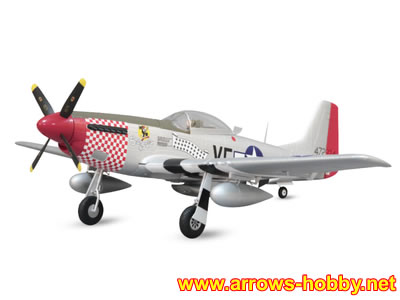Arrows Hobby P-51 Mustang 1100mm PNP RC Airplane
