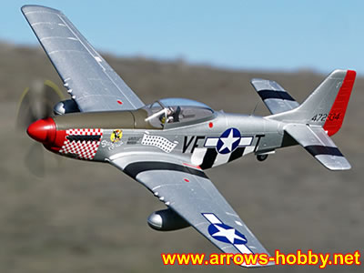 Arrows Hobby P-51 Mustang 1100mm PNP RC Airplane